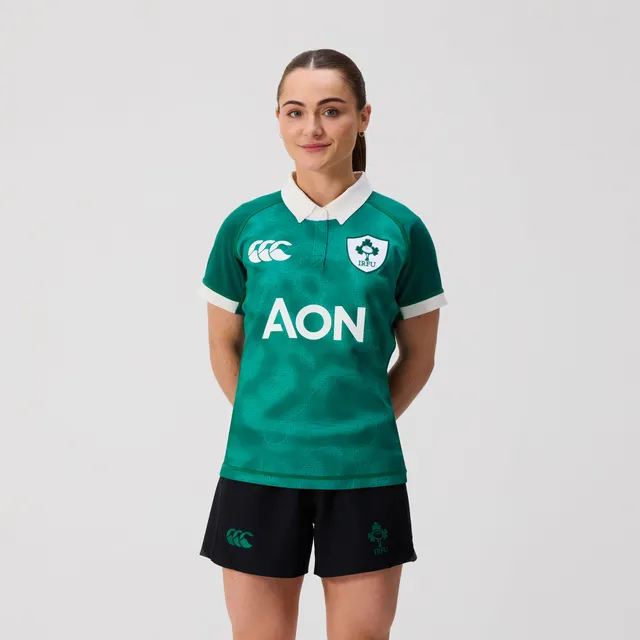 canterbury-ireland-home-test-maglia-rugby-donna-verde-bianca image 1