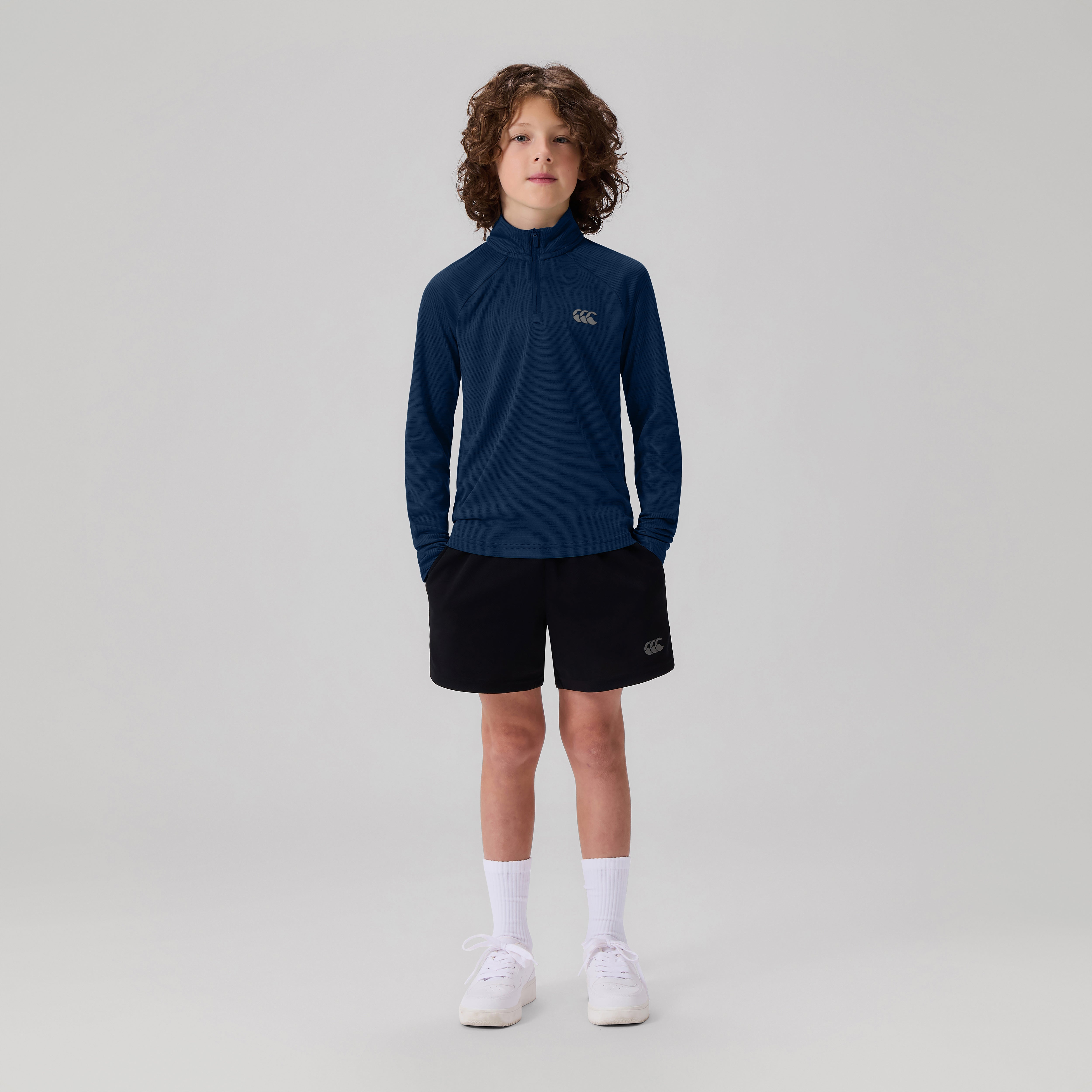 canterbury-tempo-1-4-zip-top-allenamento-junior-unisex-navy image 2
