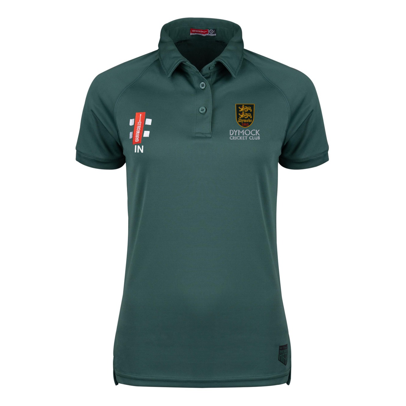 gray-nicolls-dymock-cc-donna-matrix-v2-polo-manica-corta-verde image 1