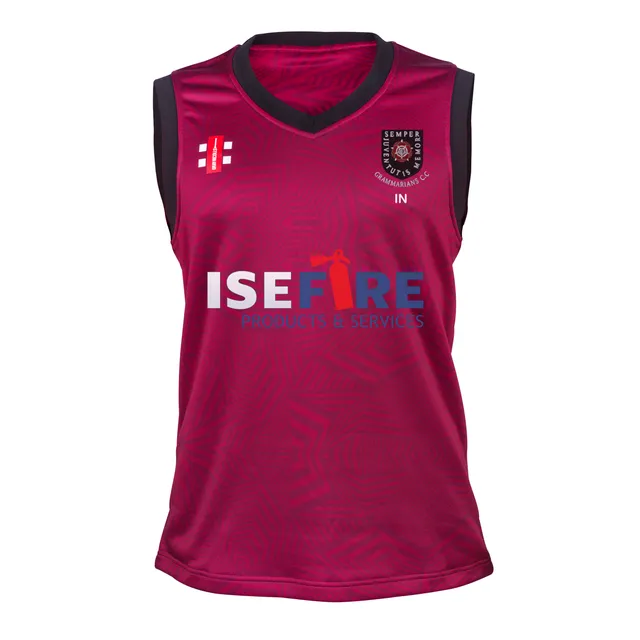 gray-nicolls-wellingborough-old-grammarians-womens-pro-t20-slipover-maroon-gilet image 1