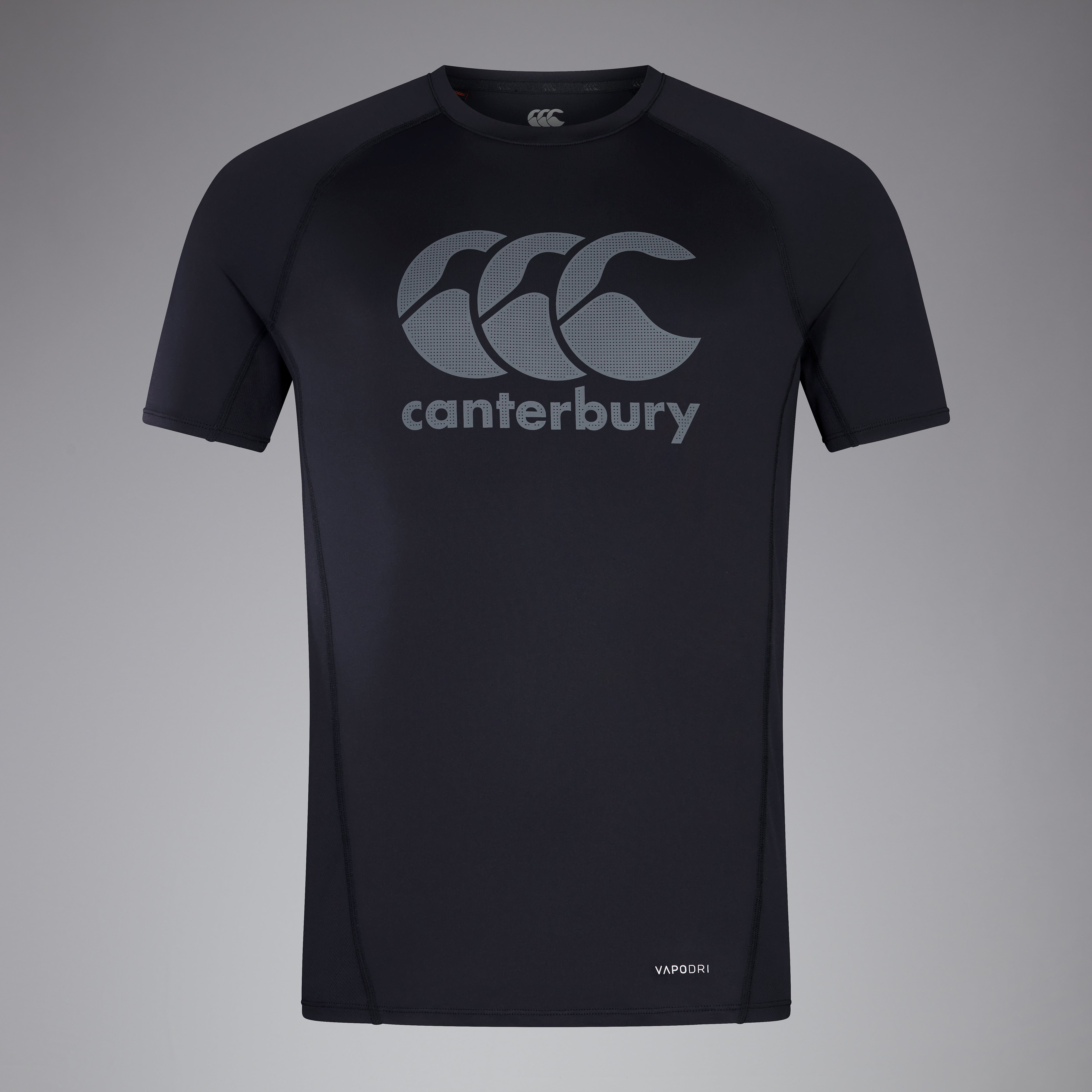 canterbury-large-logo-superlight-tee-uomo-t-shirt-allenamento-nera image 1