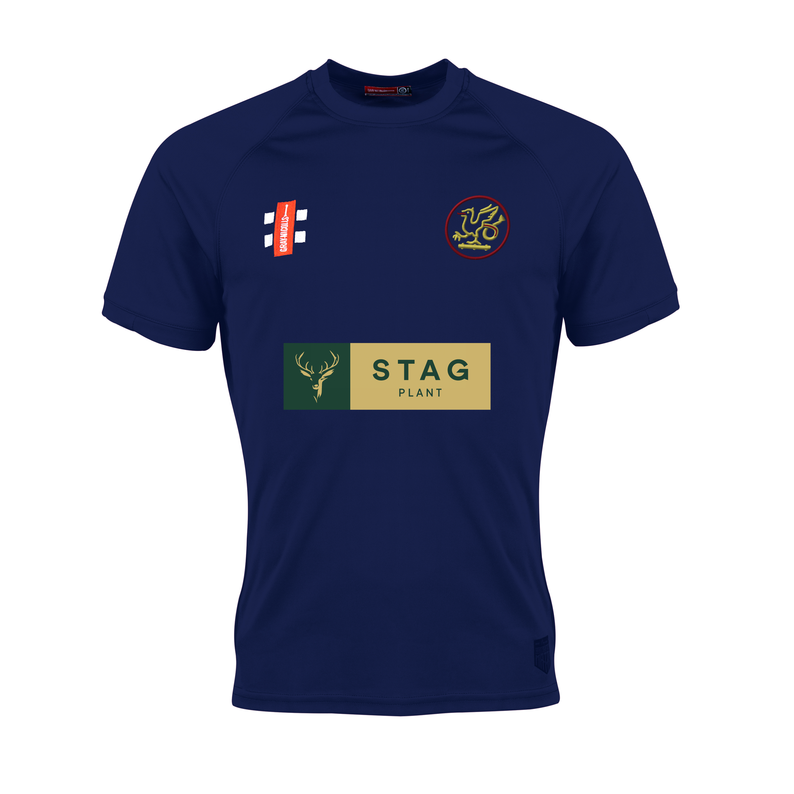 gray-nicolls-matrix-v2-t-shirt-manica-corta-junior-navy-wivenhoe-town-cc image 1