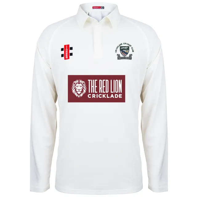 gray-nicolls-cricklade-cricket-club-senior-maglia-matrix-v2-manica-lunga-avorio image 1