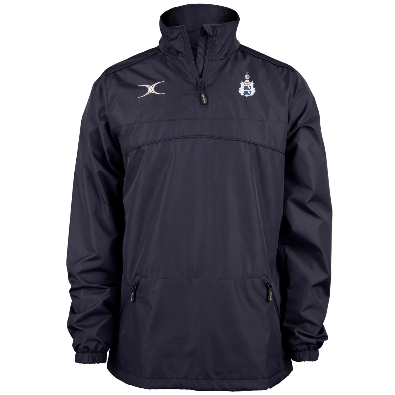 gilbert-rugby-photon-giacca-1-4-zip-junior-blu-navy-brighton-rfc image 1