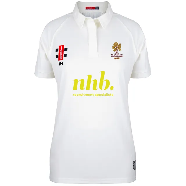gray-nicolls-matrix-v2-maglia-cricket-manica-corta-donna-frensham-cc-avorio image 1