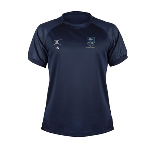 gilbert-rugby-havant-rfc-senior-evo-t-shirt-manica-corta-blu-navy image 1