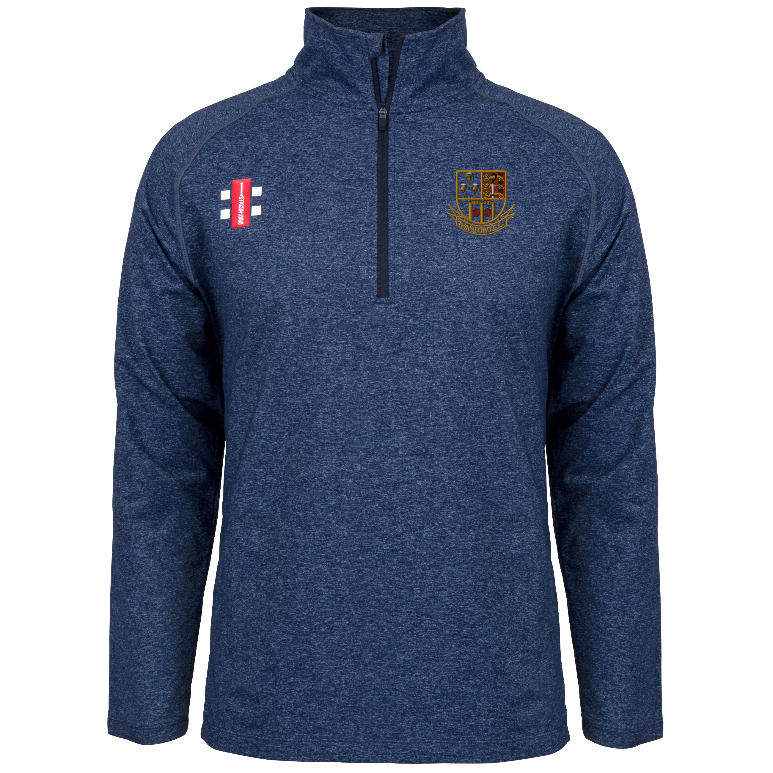 gray-nicolls-winsford-cricket-club-cheshire-junior-mid-layer-velocity-blu-navy image 1
