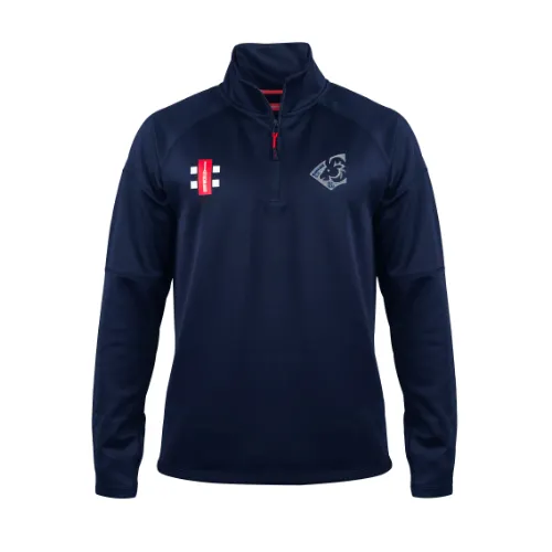 gray-nicolls-ramsdell-cc-pro-thermo-fleece-1-4-zip-senior-navy image 1