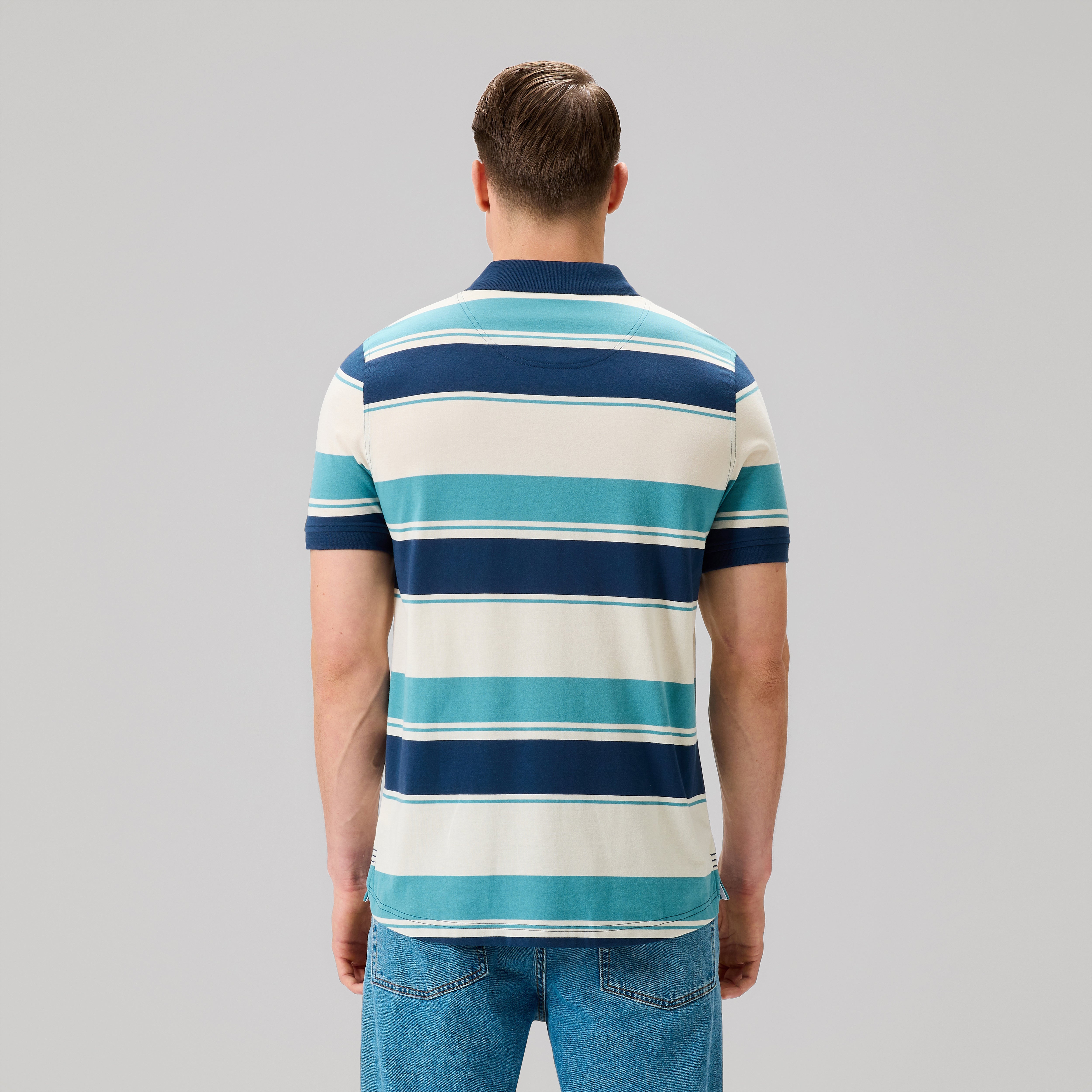 canterbury-fundamentals-stripe-polo-uomo-blu-a-maniche-corte image 5