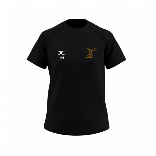 gilbert-rugby-bracknell-rfc-gts-t-shirt-donna-nera-manica-corta image 1