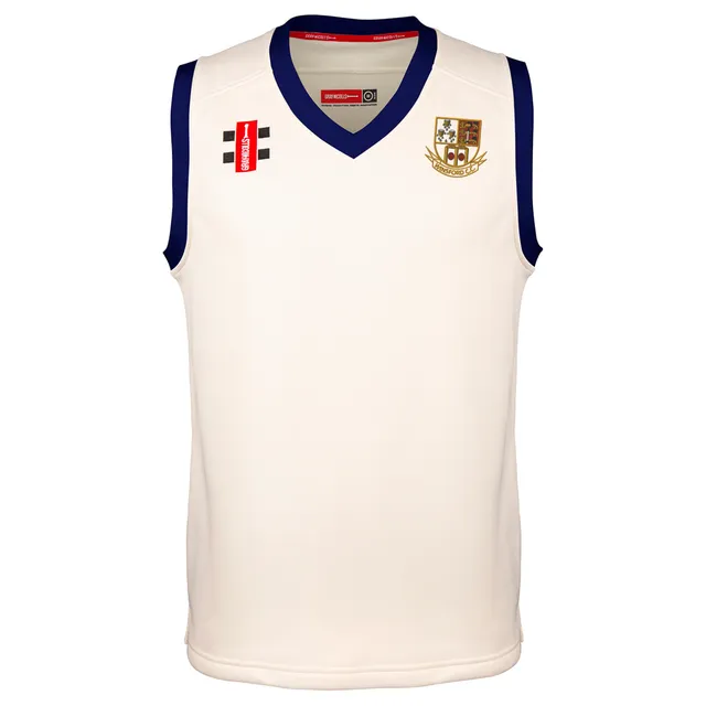 gray-nicolls-winsford-cc-pro-performance-slipover-match-junior-avorio-navy image 1