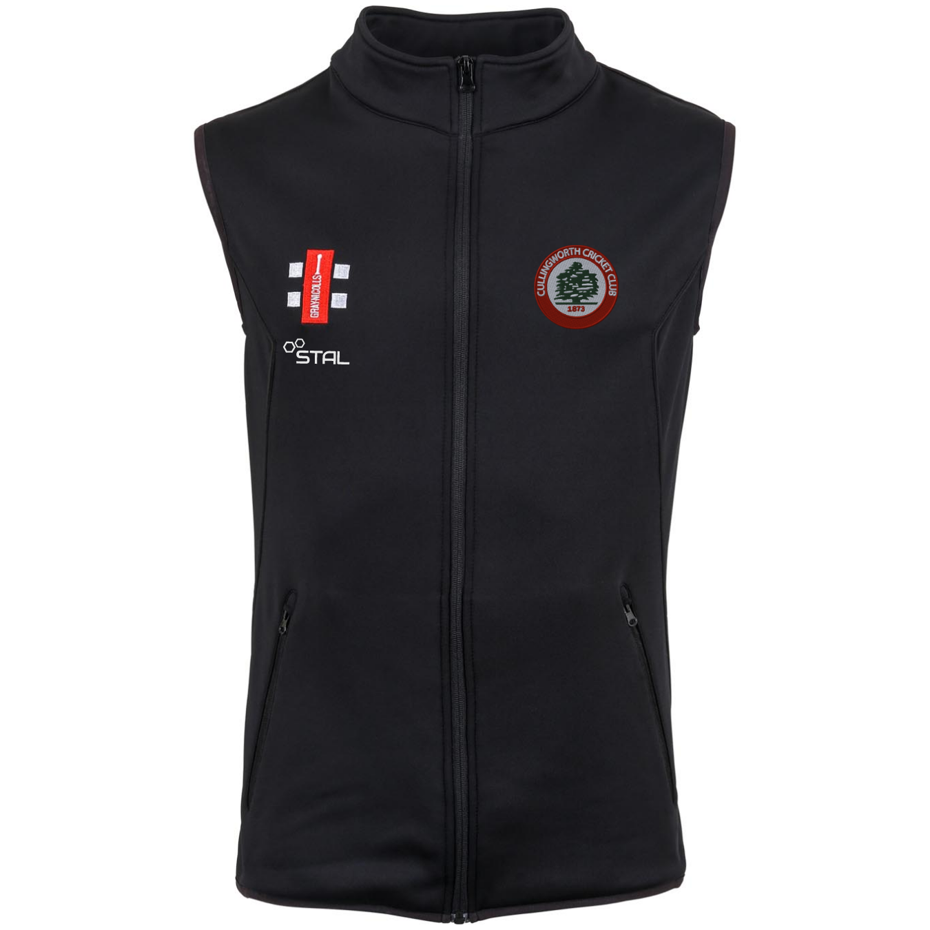 gray-nicolls-storm-gilet-bodywarmer-pile-adulto-cullingworth-cc-nero image 1