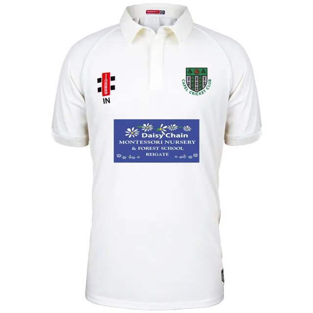 gray-nicolls-capel-cc-surrey-junior-matrix-v2-s-s-shirt-ivory-u13s image 1