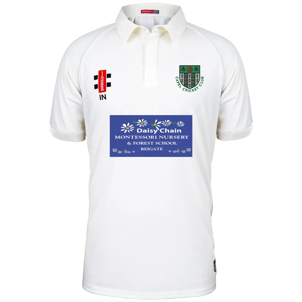 gray-nicolls-capel-cc-surrey-junior-matrix-v2-s-s-shirt-ivory-u13s image 1