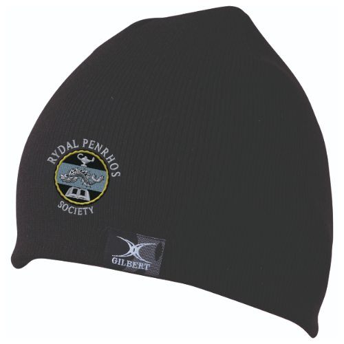 gilbert-rugby-beanie-rydal-penrhos-rfc-adulto-nero-cappello-invernale-doppio-str image 1