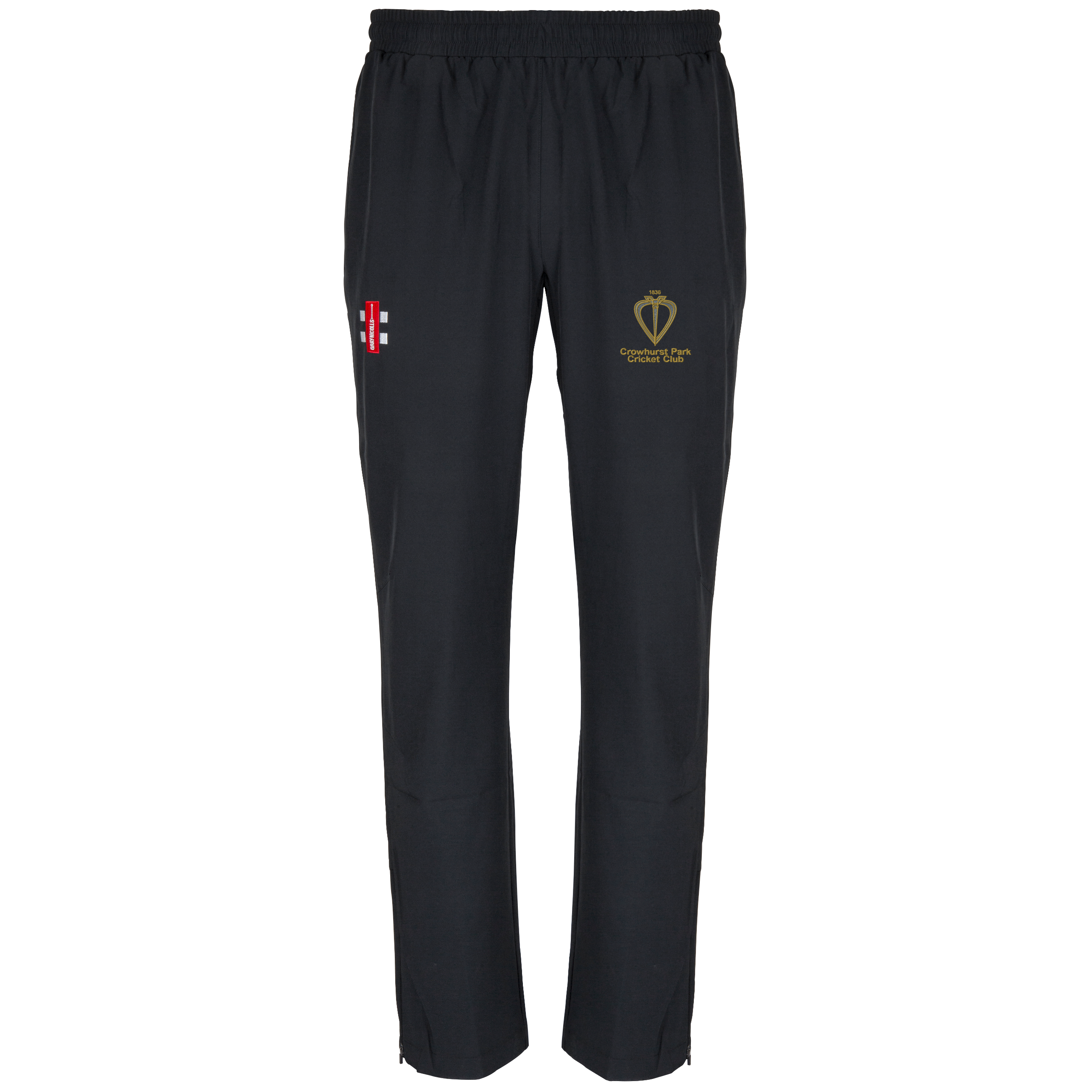 gray-nicolls-crowhurst-park-cc-junior-black-velocity-track-trousers image 1