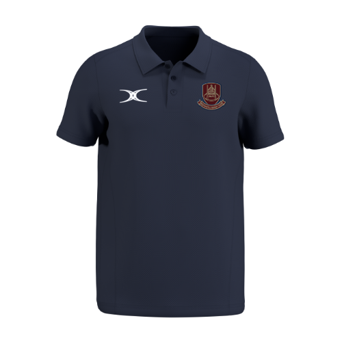 gilbert-rugby-southwell-rufc-senior-blu-navy-atom-polo-manica-corta image 1