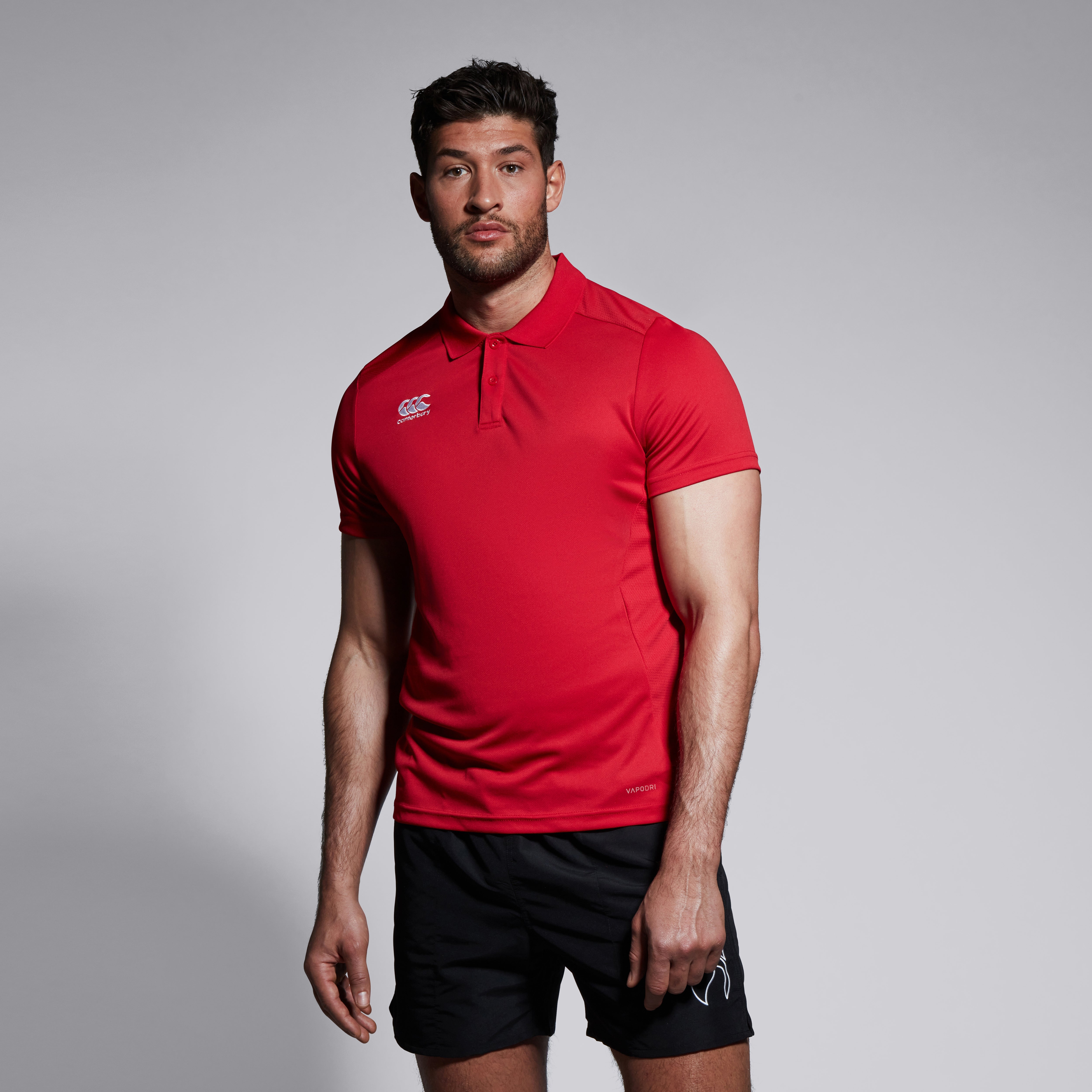 canterbury-club-dry-polo-uomo-rossa image 2
