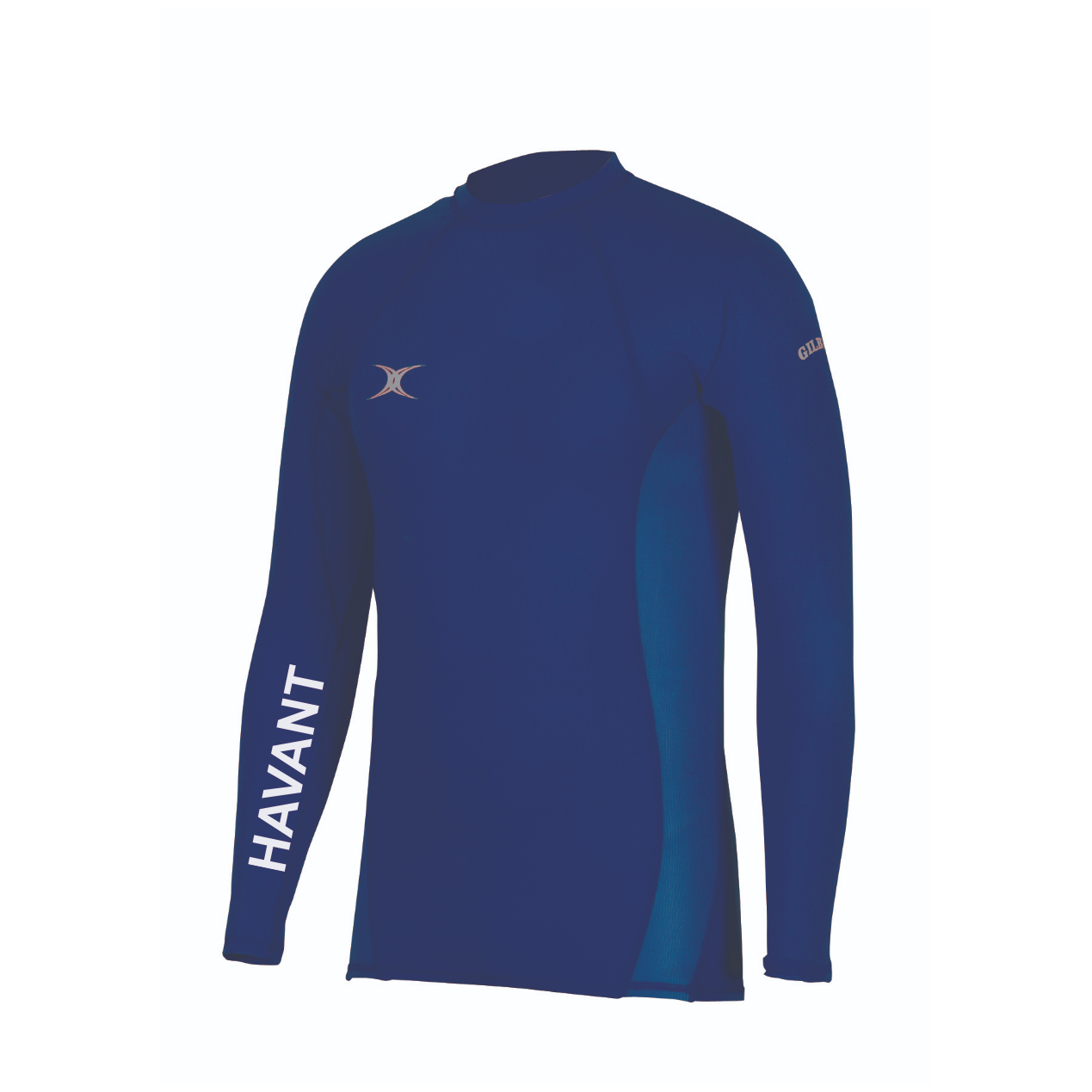 gilbert-rugby-havant-rugby-football-club-senior-atomic-ii-baselayer-top-dark-nav image 1