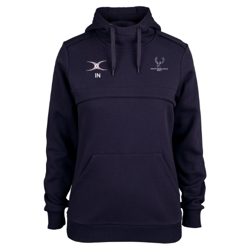 gilbert-rugby-north-ribblesdale-rfc-donna-felpa-cappuccio-photon-blu-navy image 1