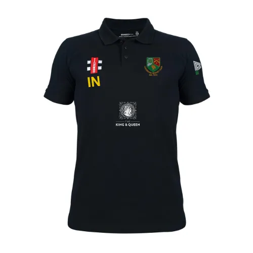 gray-nicolls-caterham-cc-senior-velocity-polo-manica-corta-nero image 1