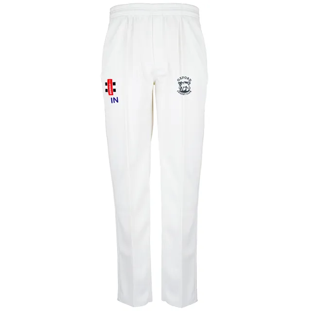 gray-nicolls-oxford-cc-junior-matrix-v2-pantaloni-cricket-avorio image 1