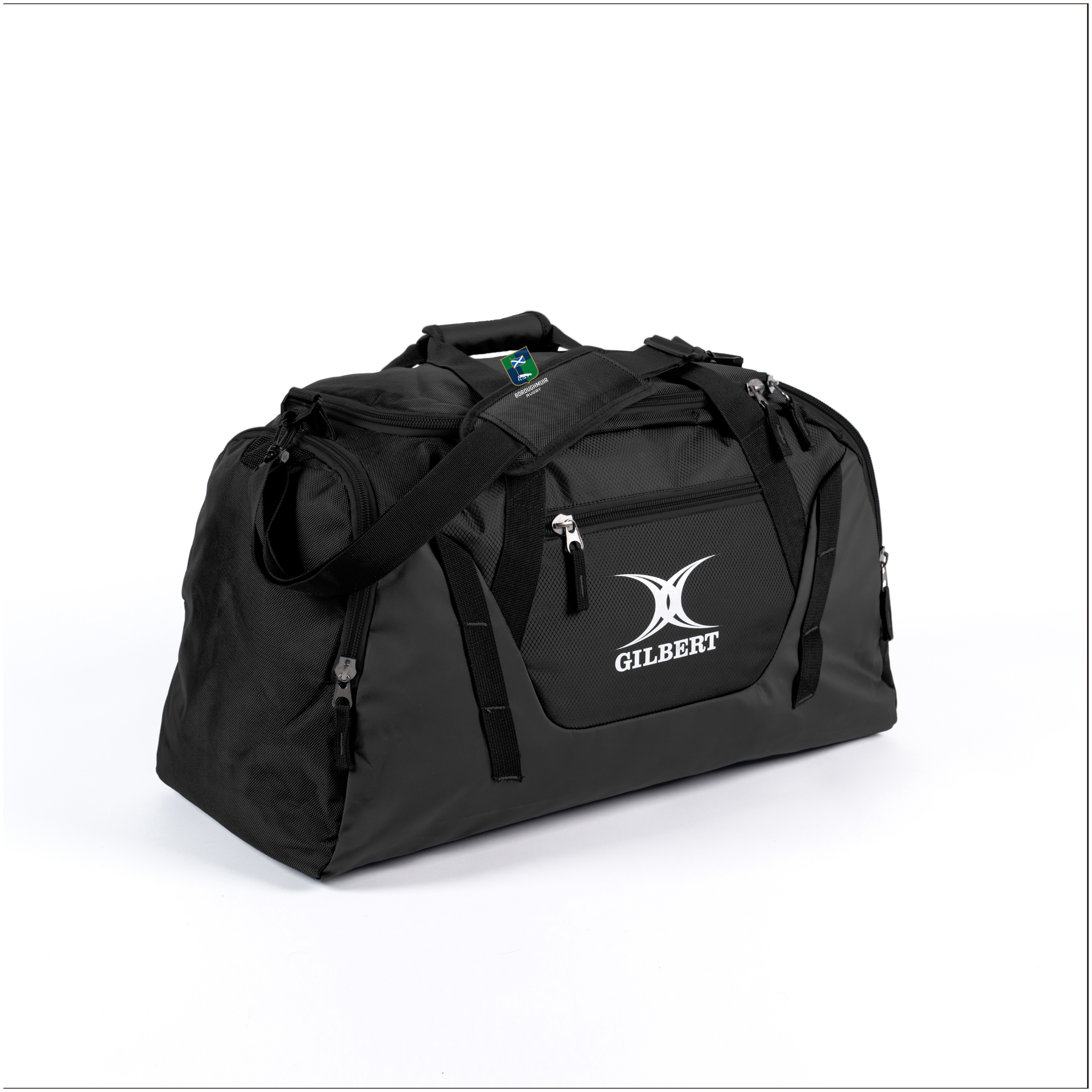 gilbert-rugby-borsone-club-holdall-v4-senior-boroughmuir-nero-nero image 1