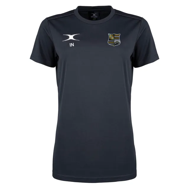gilbert-rugby-oadby-wyggestonians-rfc-photon-ii-t-shirt-junior-manica-corta-nero image 1