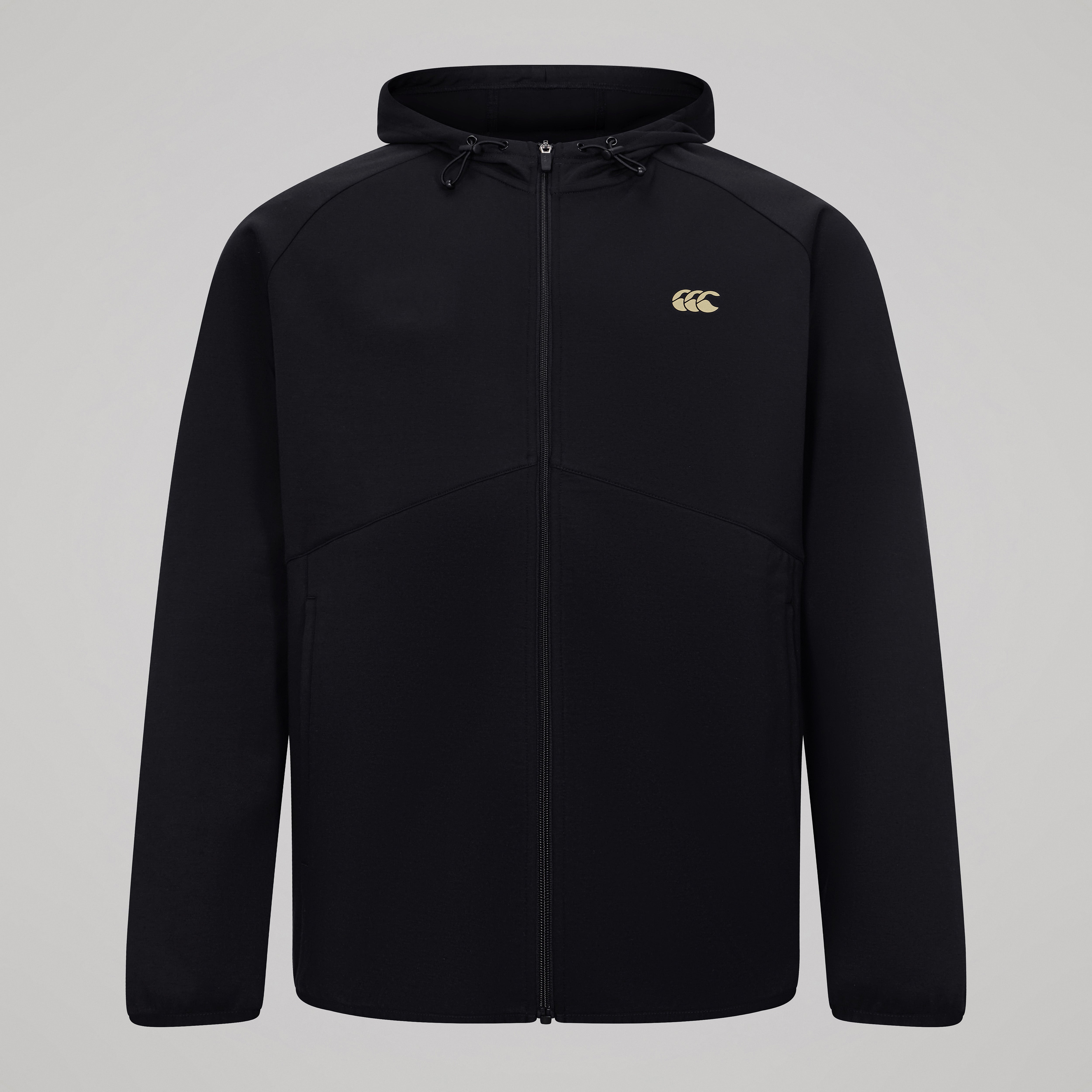canterbury-tempo-felpa-cappuccio-full-zip-uomo-nero image 3