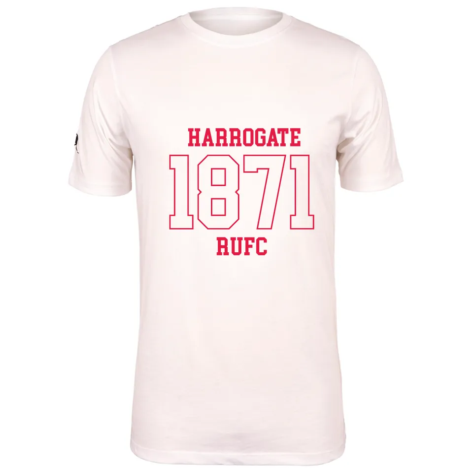 gilbert-rugby-harrogate-rufc-quest-t-shirt-uomo-bianca-senior image 1