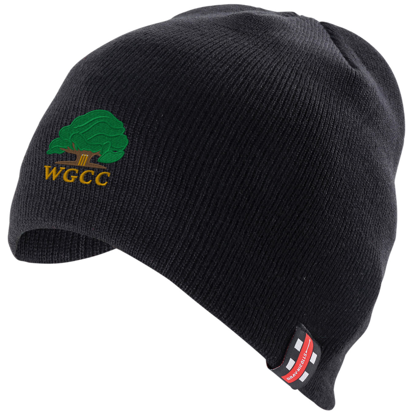 gray-nicolls-wisborough-green-cc-berretto-beanie-nero-adulto image 1