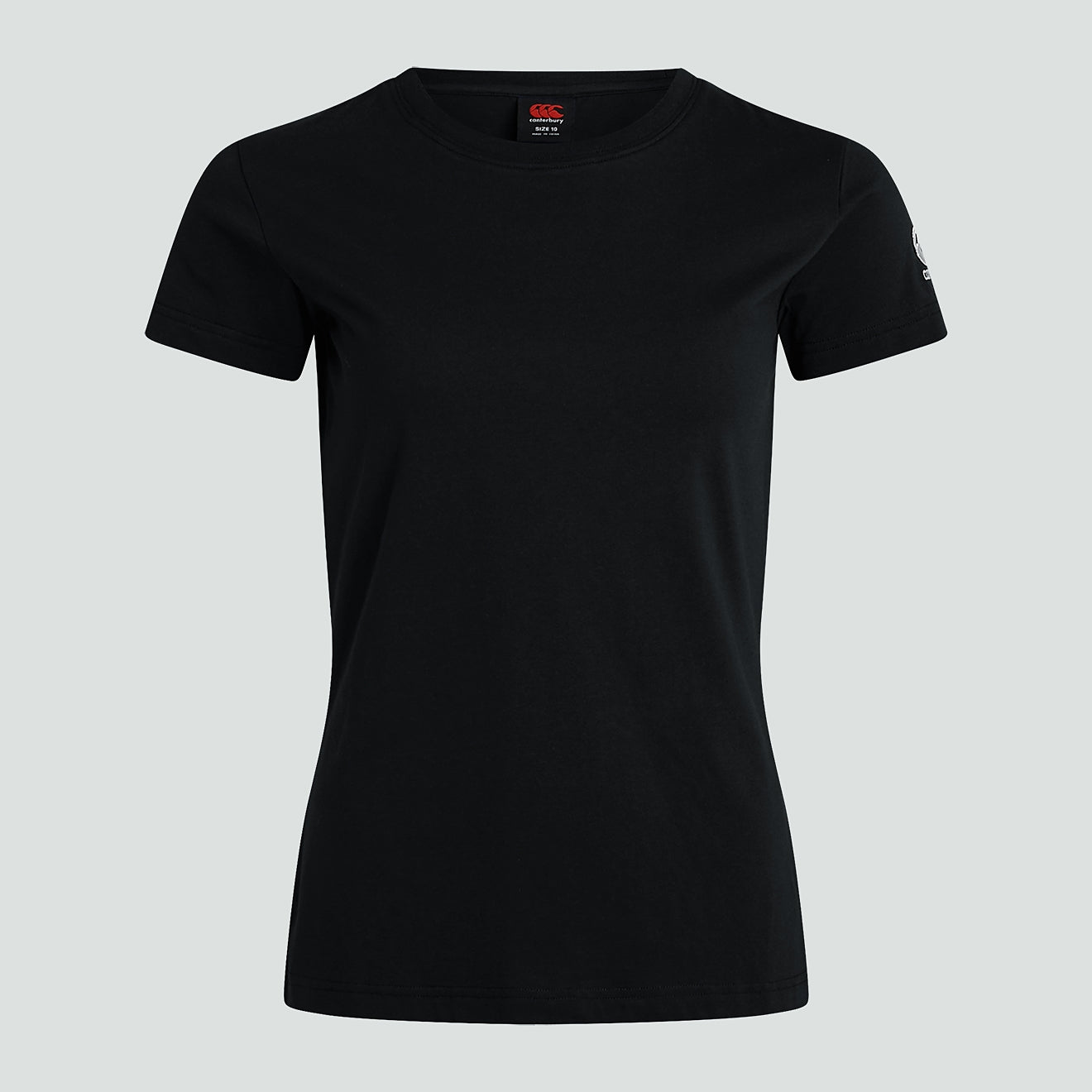 canterbury-club-plain-t-shirt-donna-nero image 1