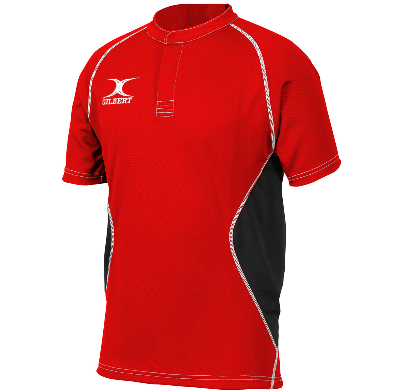 gilbert-rugby-xact-v2-maglia-match-rugby-junior-black-green image 2