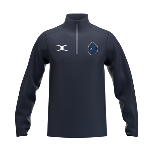 gilbert-rugby-newbury-rfc-atom-pile-junior-1-4-zip-blu-navy image 1