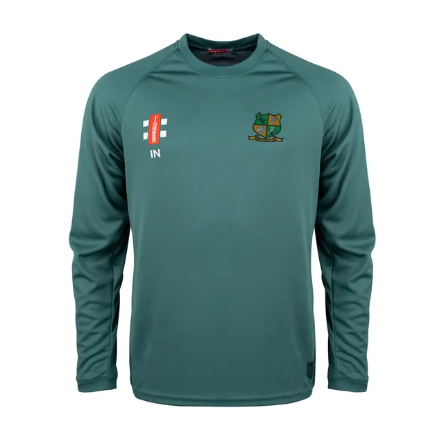 gray-nicolls-ridgeway-cc-junior-maglia-manica-lunga-matrix-v2-verde image 1