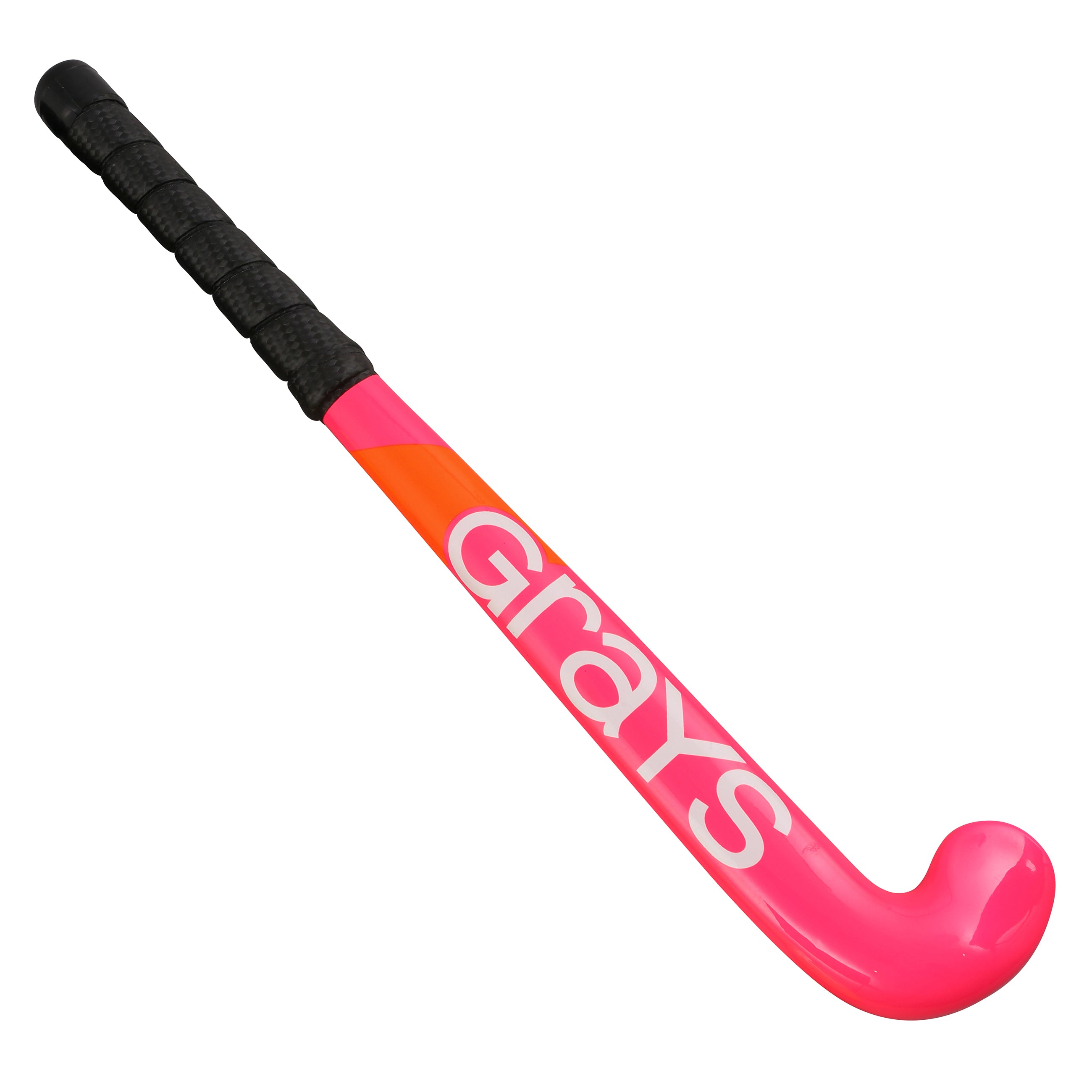 grays-replica-stick-18-mazza-mini-hockey-nero-rosa-fluo-giallo image 2