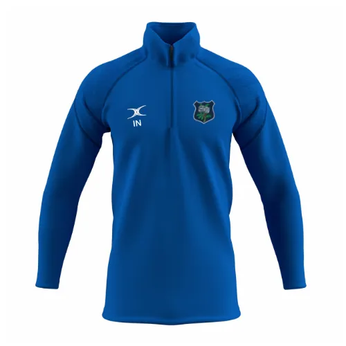 gilbert-rugby-gts-1-4-zip-fleece-yorkshire-rfu-junior-royal-felpa-rugby-ragazzi image 1