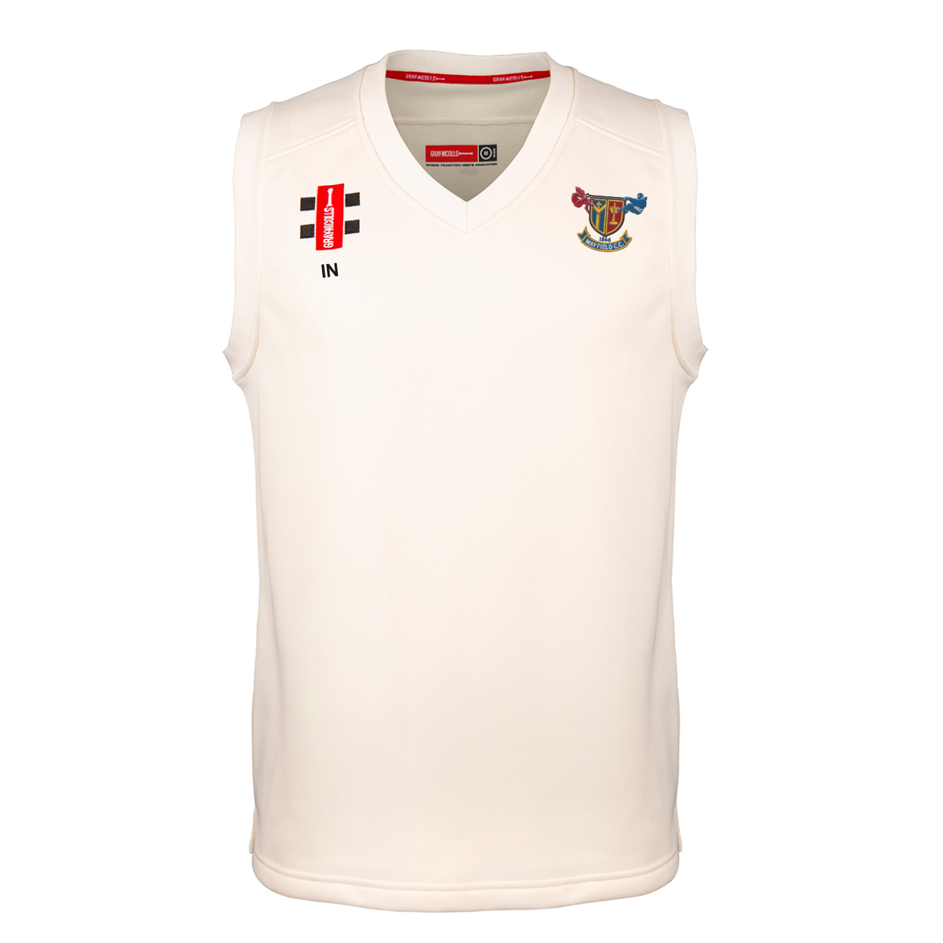 gray-nicolls-mayfield-cc-pro-performance-slipover-match-adulto-avorio image 1