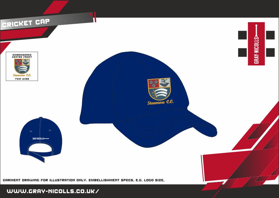 gray-nicolls-gts-cappellino-cricket-stanmore-cc-blu-navy-scuro image 2