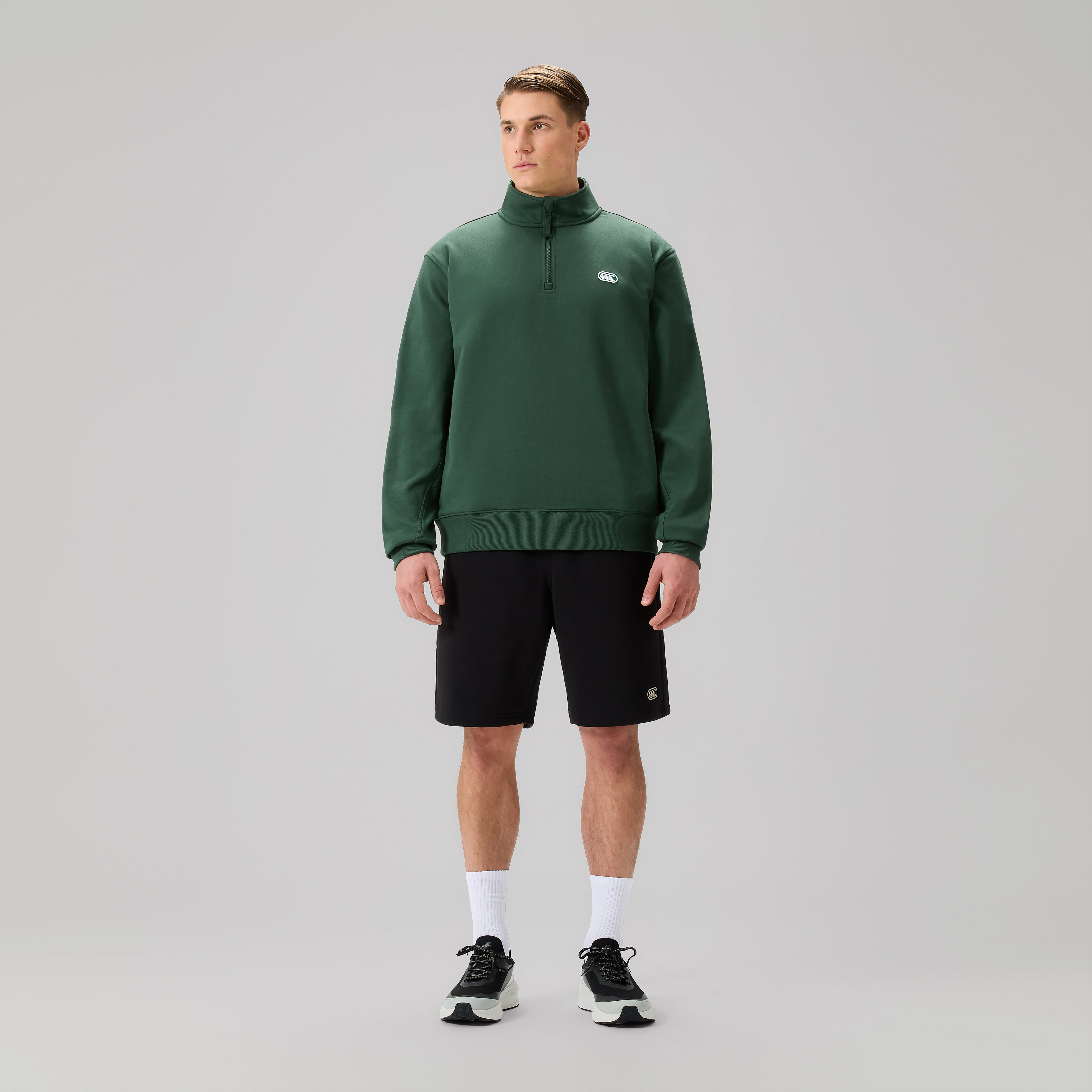 canterbury-everyday-fleece-pantaloncini-uomo-neri image 2