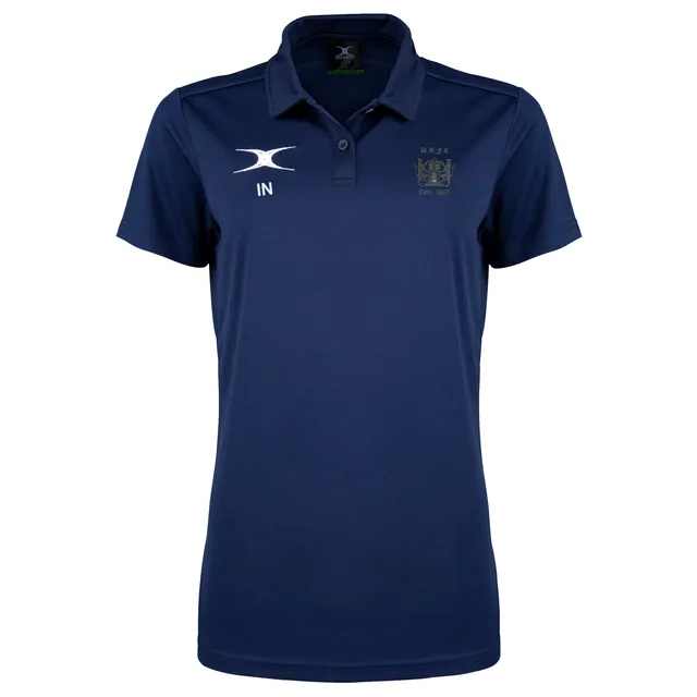 gilbert-rugby-photon-ii-polo-manica-corta-junior-blu-navy-dunfermline-rfc image 1
