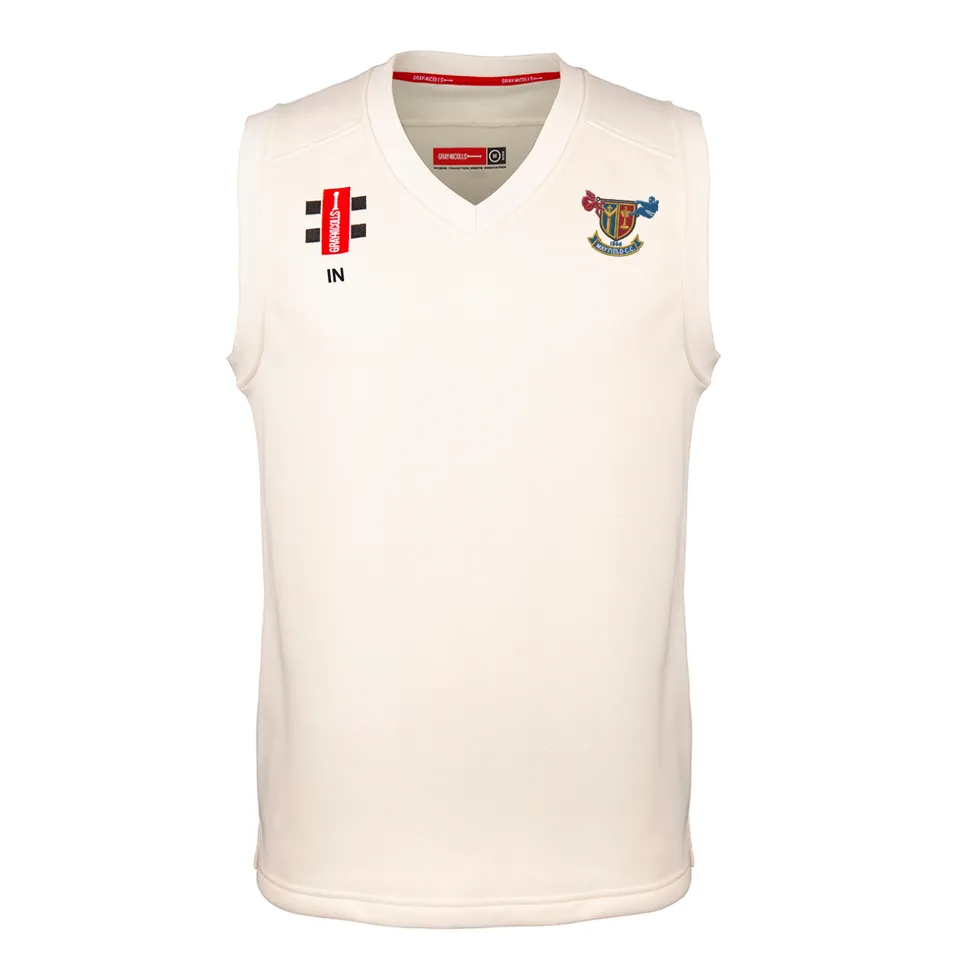 gray-nicolls-mayfield-cc-pro-performance-slipover-match-adulto-avorio image 1
