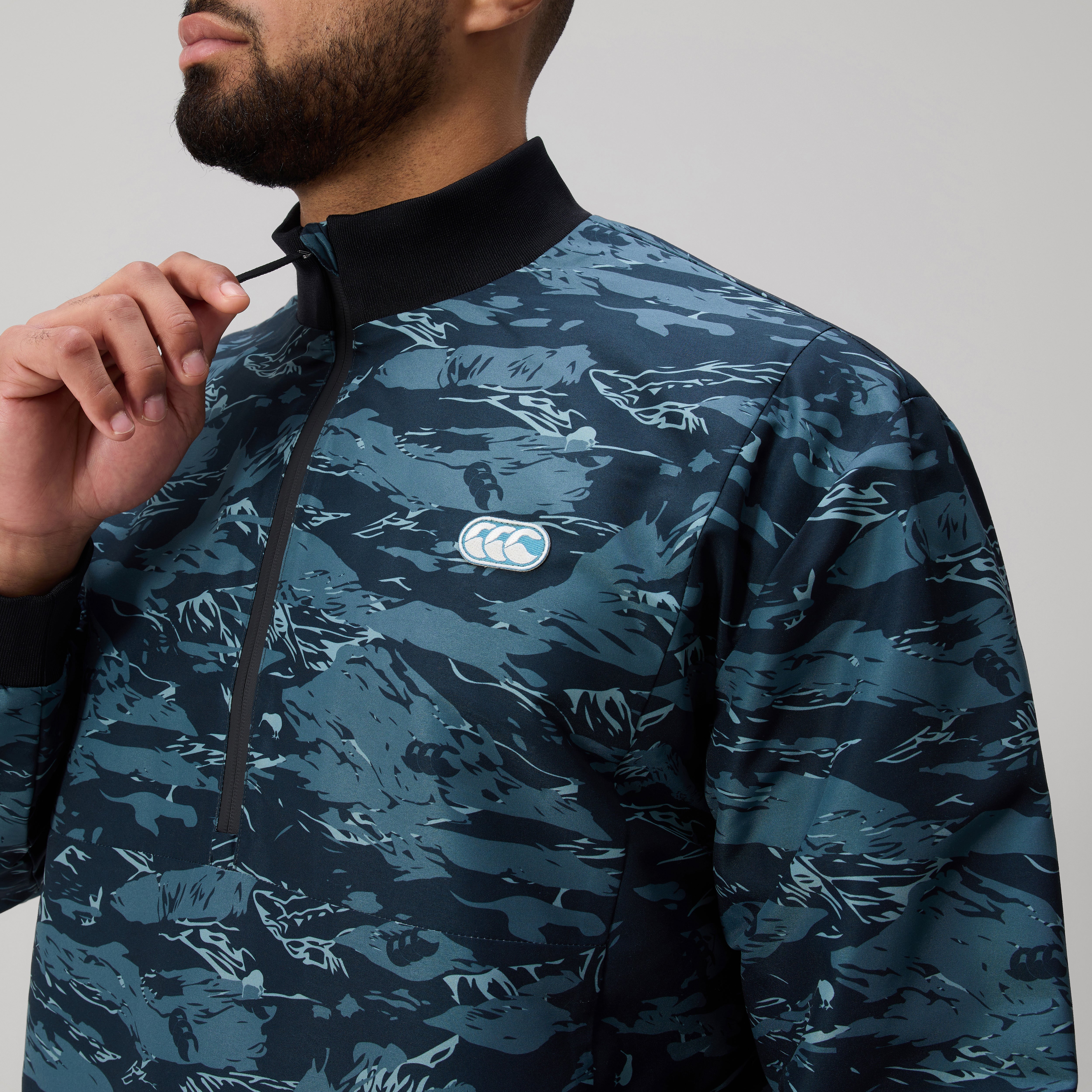 canterbury-force-1-4-zip-giacca-uomo-grigio image 6