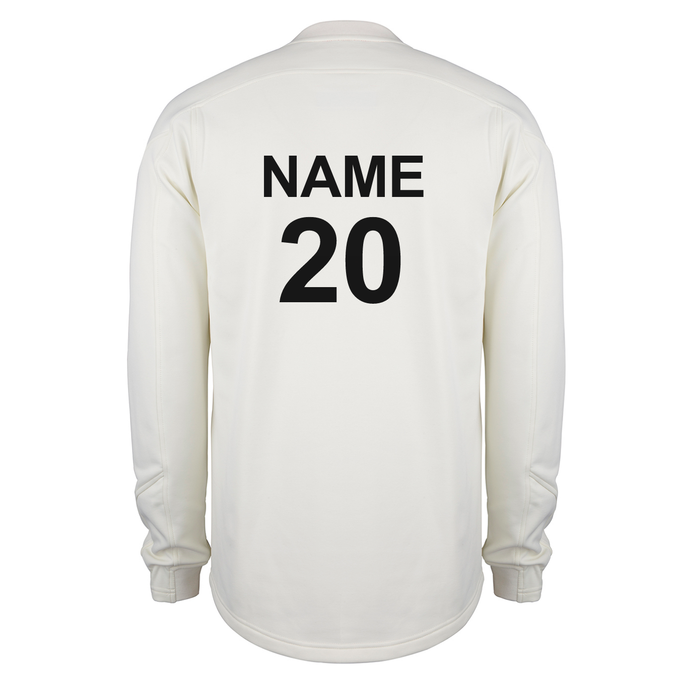 gray-nicolls-roe-green-cricket-club-pro-performance-maglione-match-junior-avorio image 2