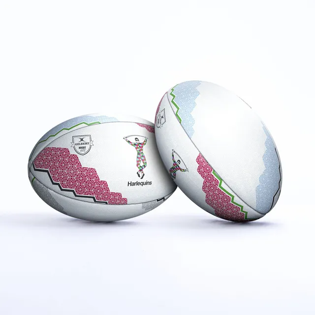gilbert-rugby-harlequins-supporter-ball-pallone-da-rugby-da-tifoso image 1