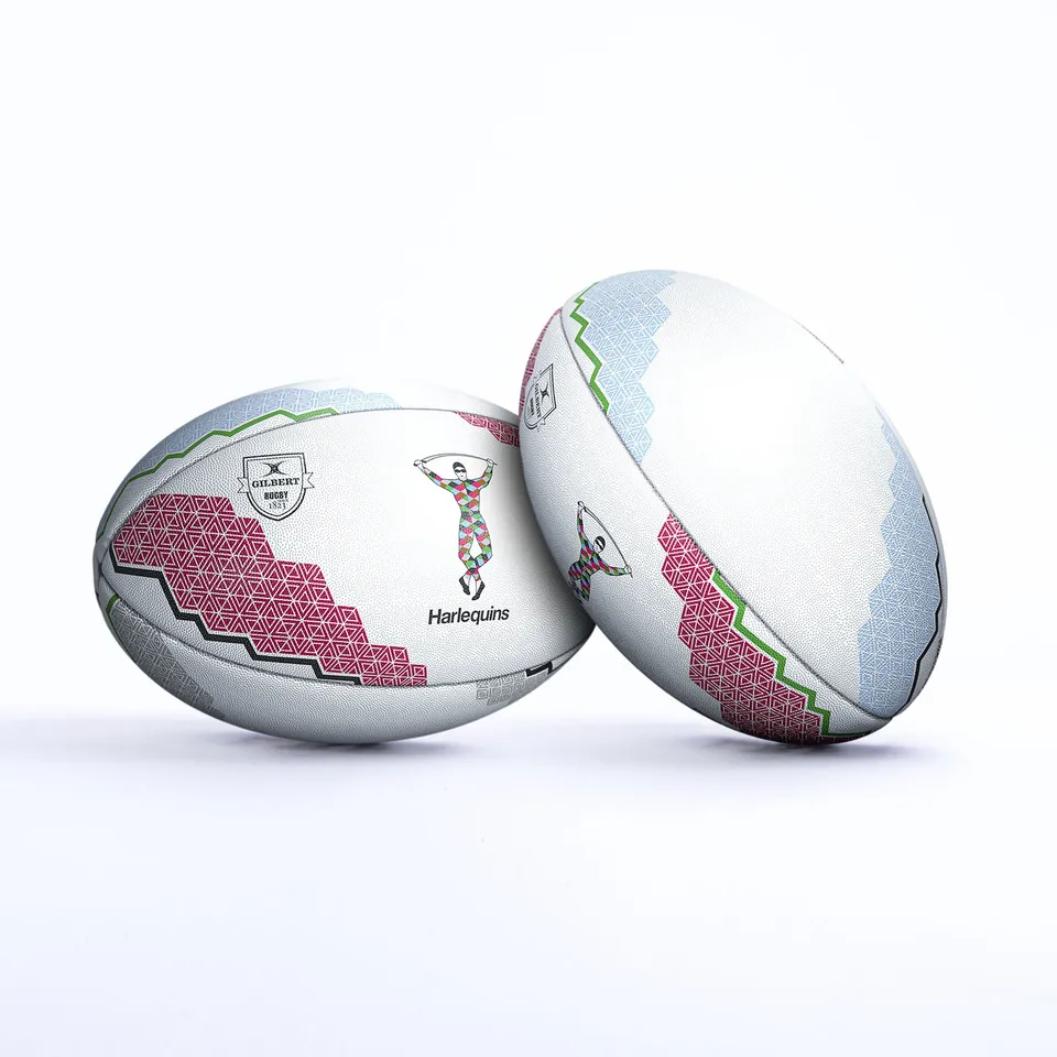 gilbert-rugby-harlequins-supporter-ball-pallone-da-rugby-da-tifoso image 1
