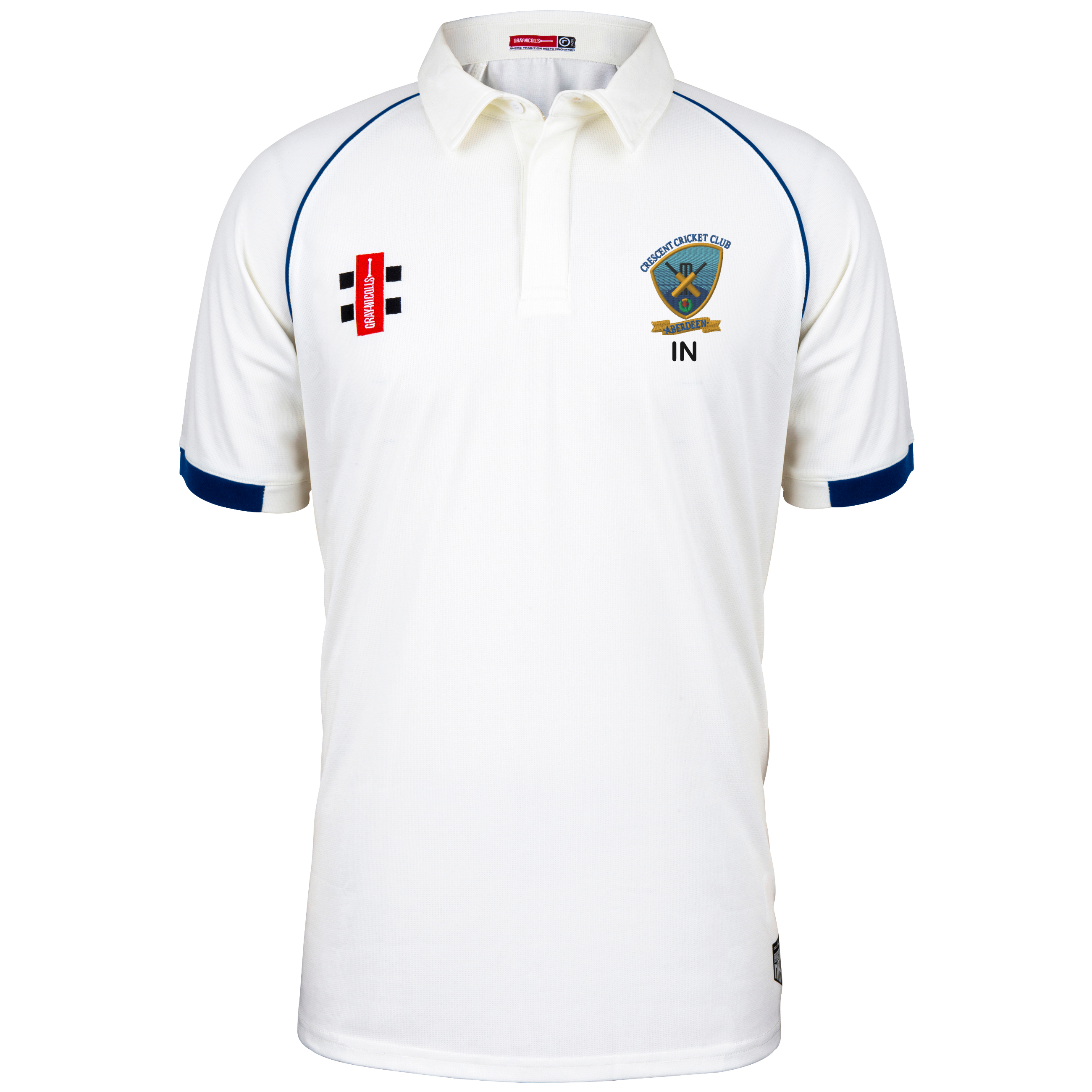 gray-nicolls-matrix-v2-maglia-s-s-adulto-crescent-cricket-club-aberdeen-avorio-n image 1