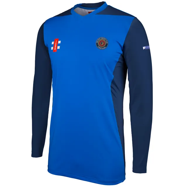 gray-nicolls-mearns-cc-pro-performance-maglia-cricket-manica-lunga-donna-royal-n image 1