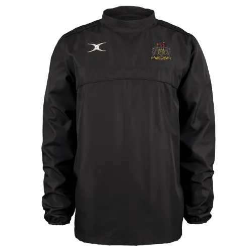 gilbert-rugby-photon-giacca-riscaldamento-uomo-adulto-nero-newcastle-staffs-rufc image 1