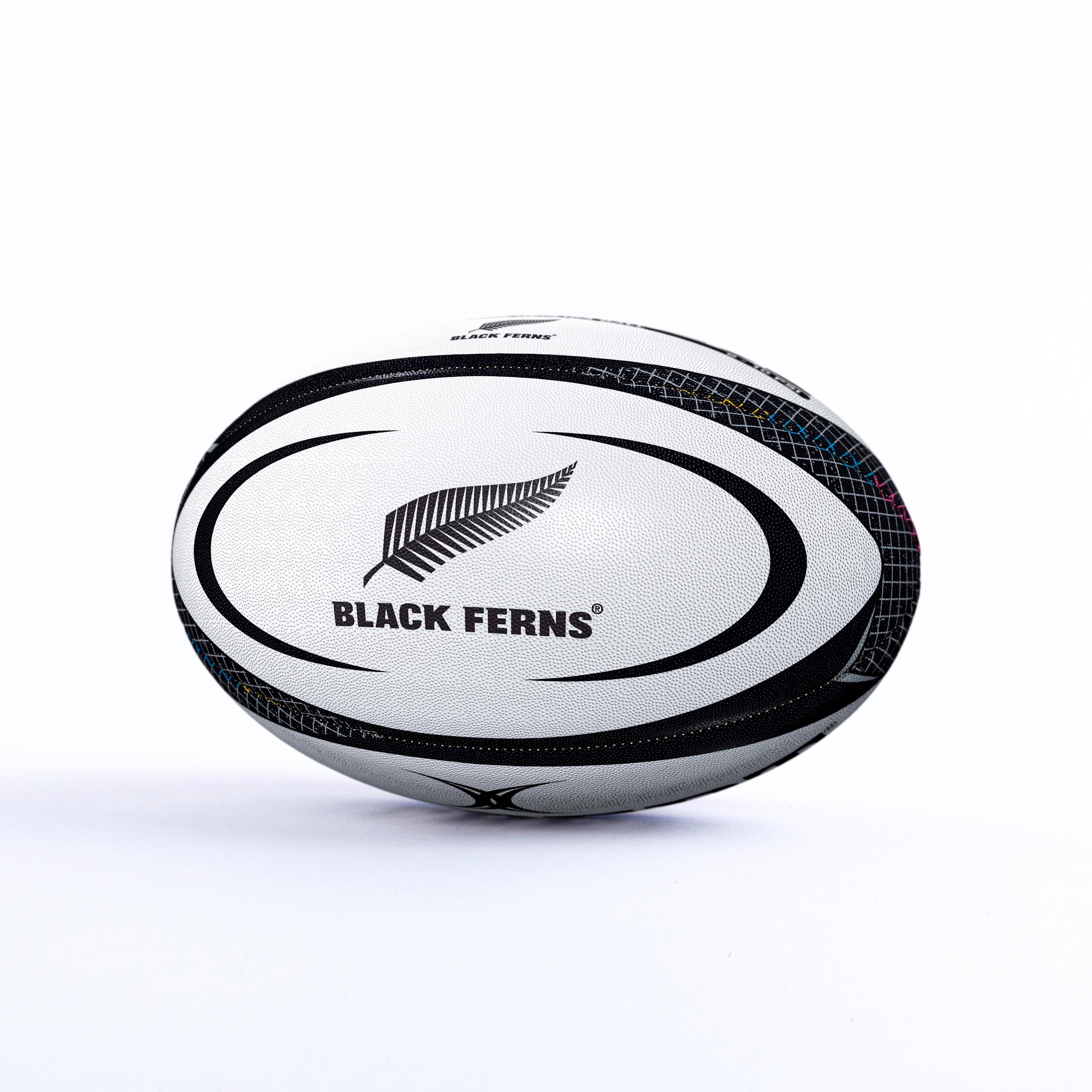 gilbert-rugby-black-ferns-replica-ball-size-5-pallone-rugby-replica image 3